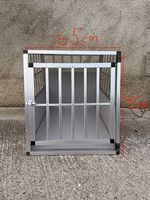  Hundebox / Transportbox aus Aluminium