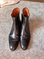 Santoni Herren Stiefeletten schwarz Leder gebraucht