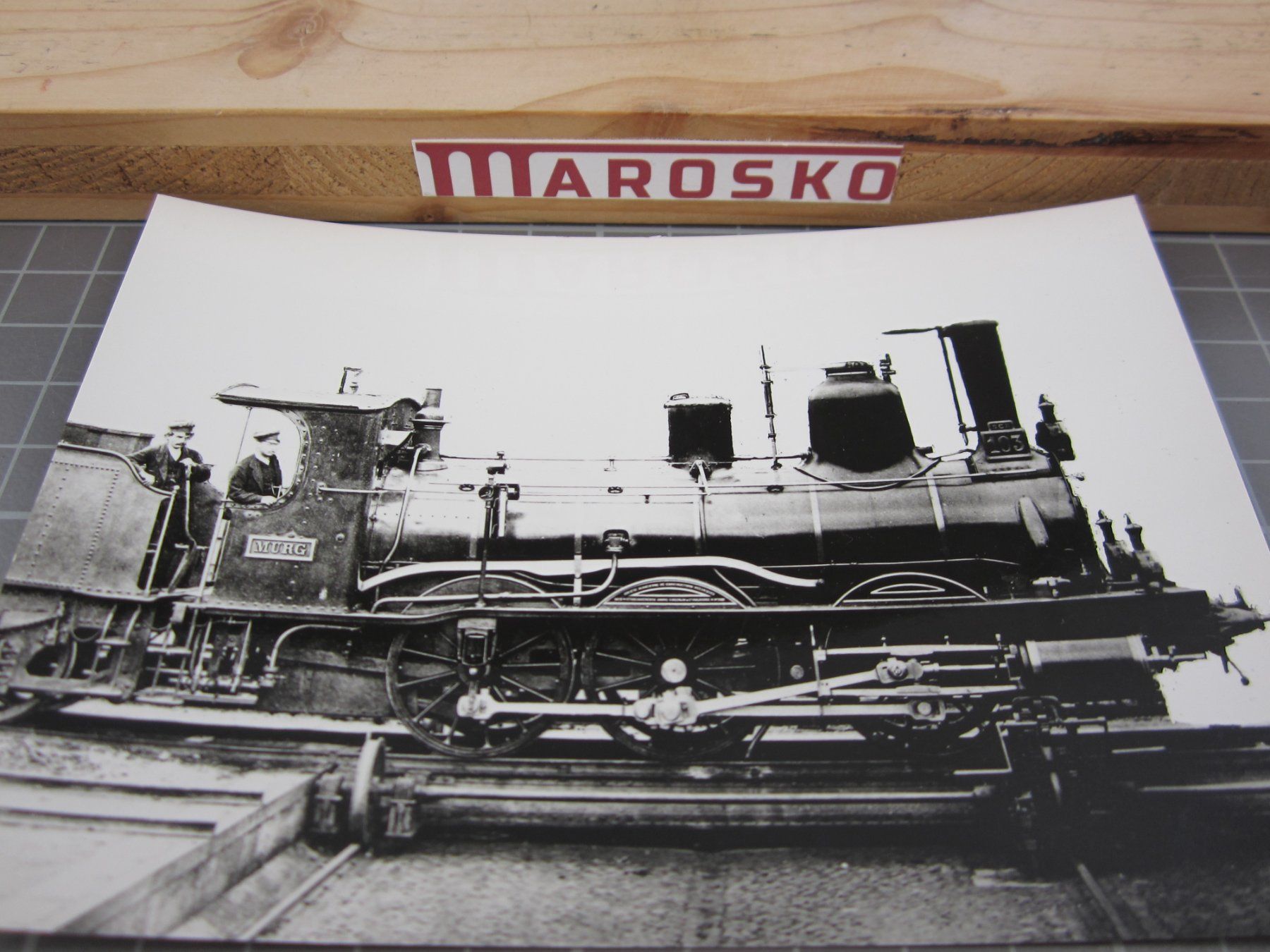Cartoline postali: SCB Dampflok 102 Murg, Schweizerische Centralbahn SCB später – Usato da Malters venduto da Marosko