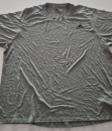 Adidas Herren T-Shirt, Grösse XXL, Grau