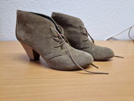 Stiefeletten, Ankle Boots braun Gr. 38 Echtes Leder
