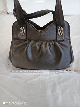 Elegante Vintage Handtasche aus Leder, Top Zustand!