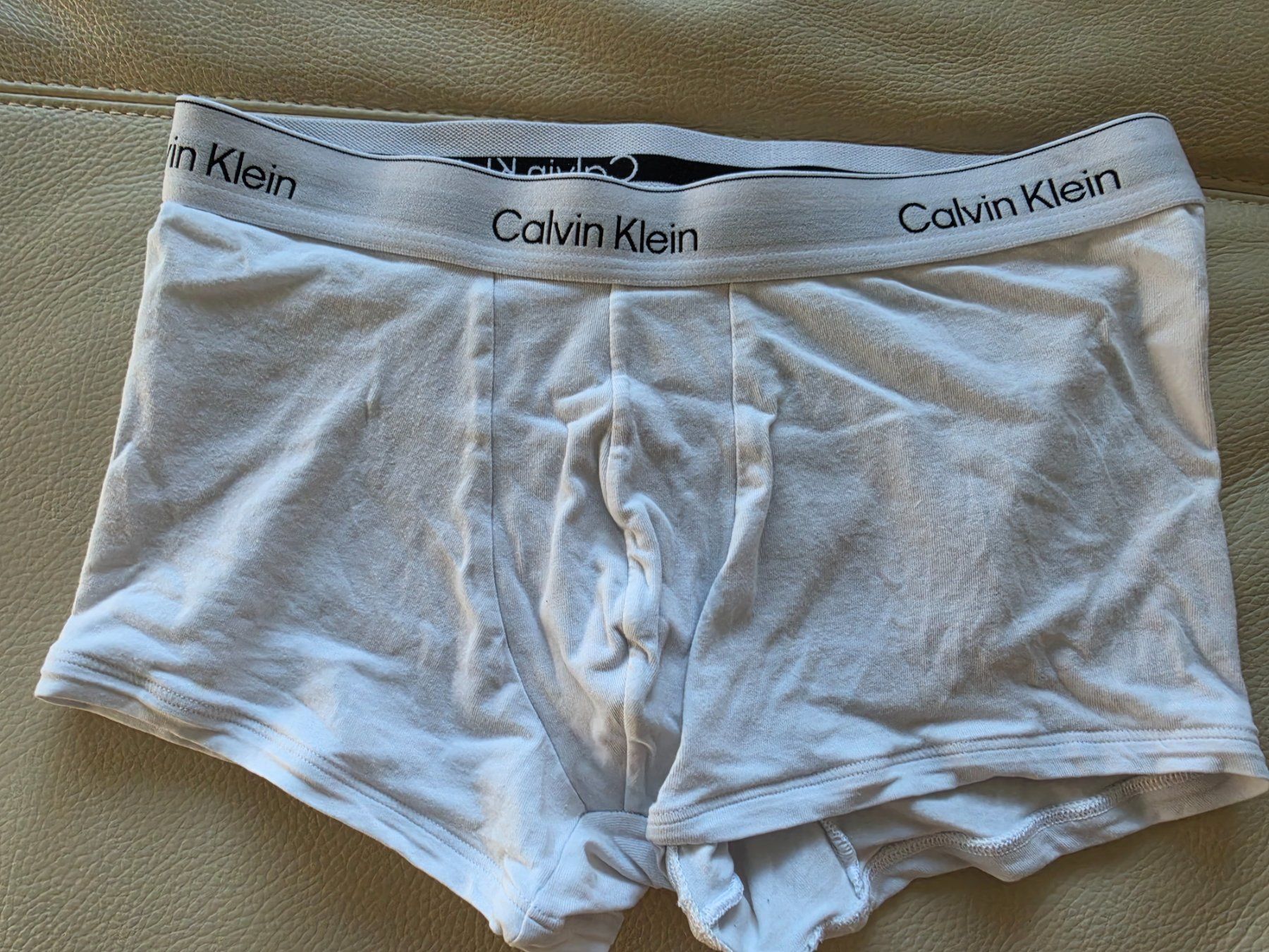 Calvin Klein Unterwäsche: Calvin Klein Unterhose Gr. M weiss – Gebraucht aus Willisau von dor_xp9g