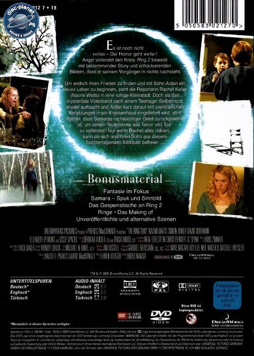 Tous les DVDs: DVD - Ring 1+2 – D'occasion à Embrach par disc-planet 3