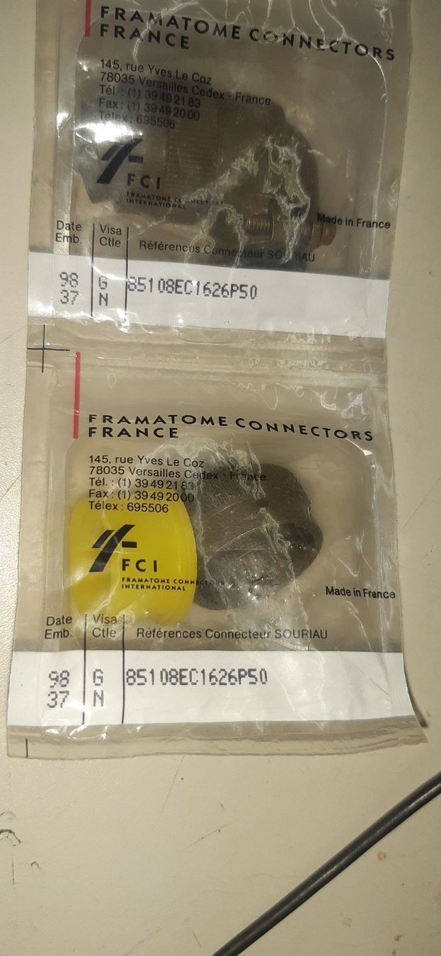 Amphenol Socapex Stecker: SOURIAU/Framatome Militärstecker diverse – Neu (gemäss Beschreibung) aus Fehraltorf von STEMAC01TK