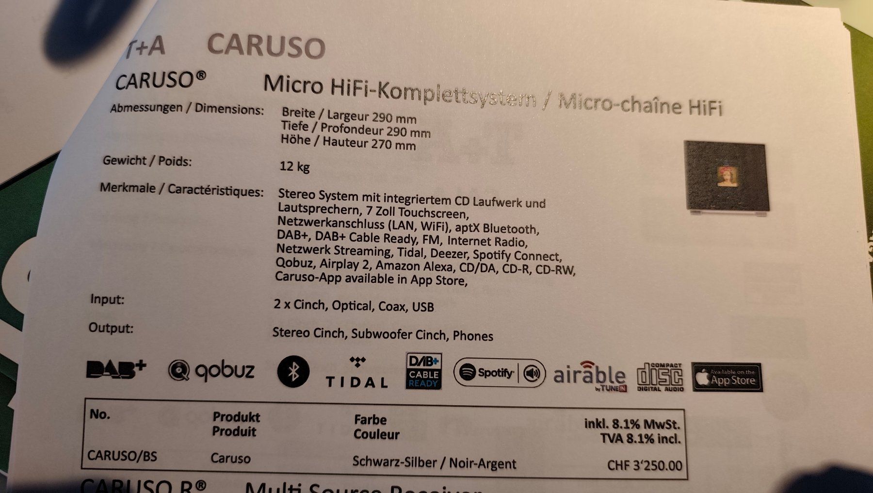T+A Lettore multimediale & Streamer: T+A Caruso – Usato da Toffen venduto da RohrerHiFiAG 5