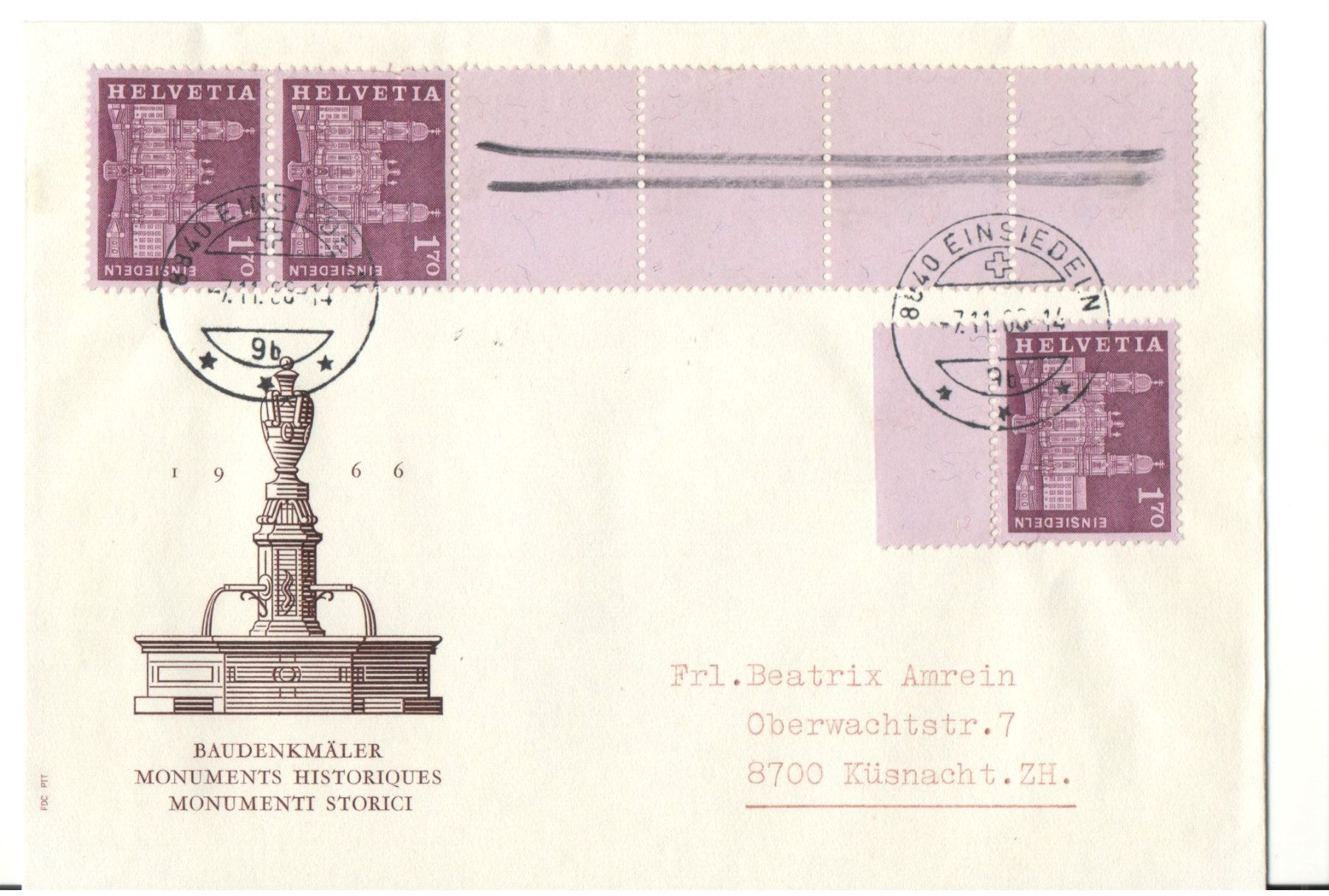 Alle Briefmarken: Rollenmarken – Gebraucht aus Echichens von Topfila 1
