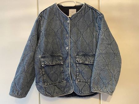 Jeans Steppjacke Gr. M