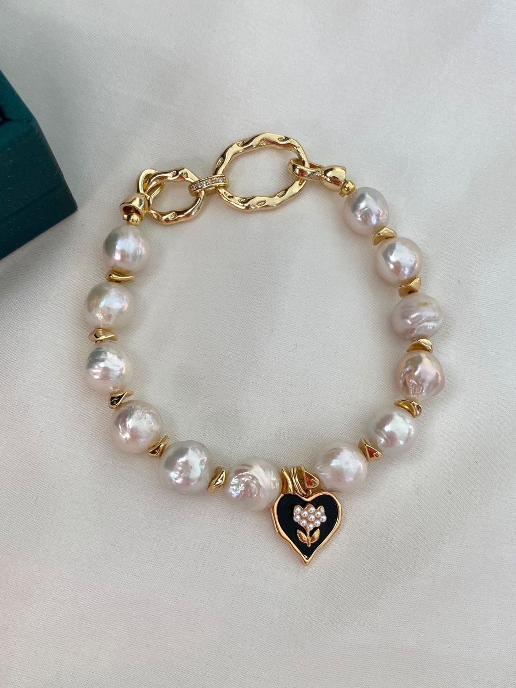 Bracciali & Braccialetti: Barock Süsswasserperlen/Perlen Armbänder – Nuovo e nell'imballaggio originale da Sarnen venduto da Yingsperlen4