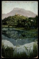 AK Sorengo, Lake of Muzano and Church at Sorengo near Lugano
