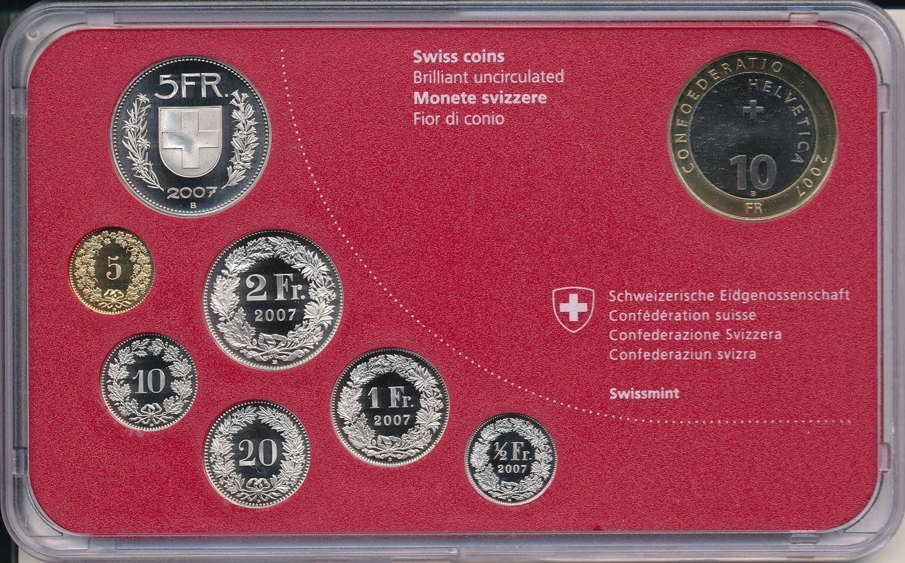 Alle Münzen: Münzsatz 2007 Stempelglanz – Neu und originalverpackt aus Obfelden von Octavia61 2