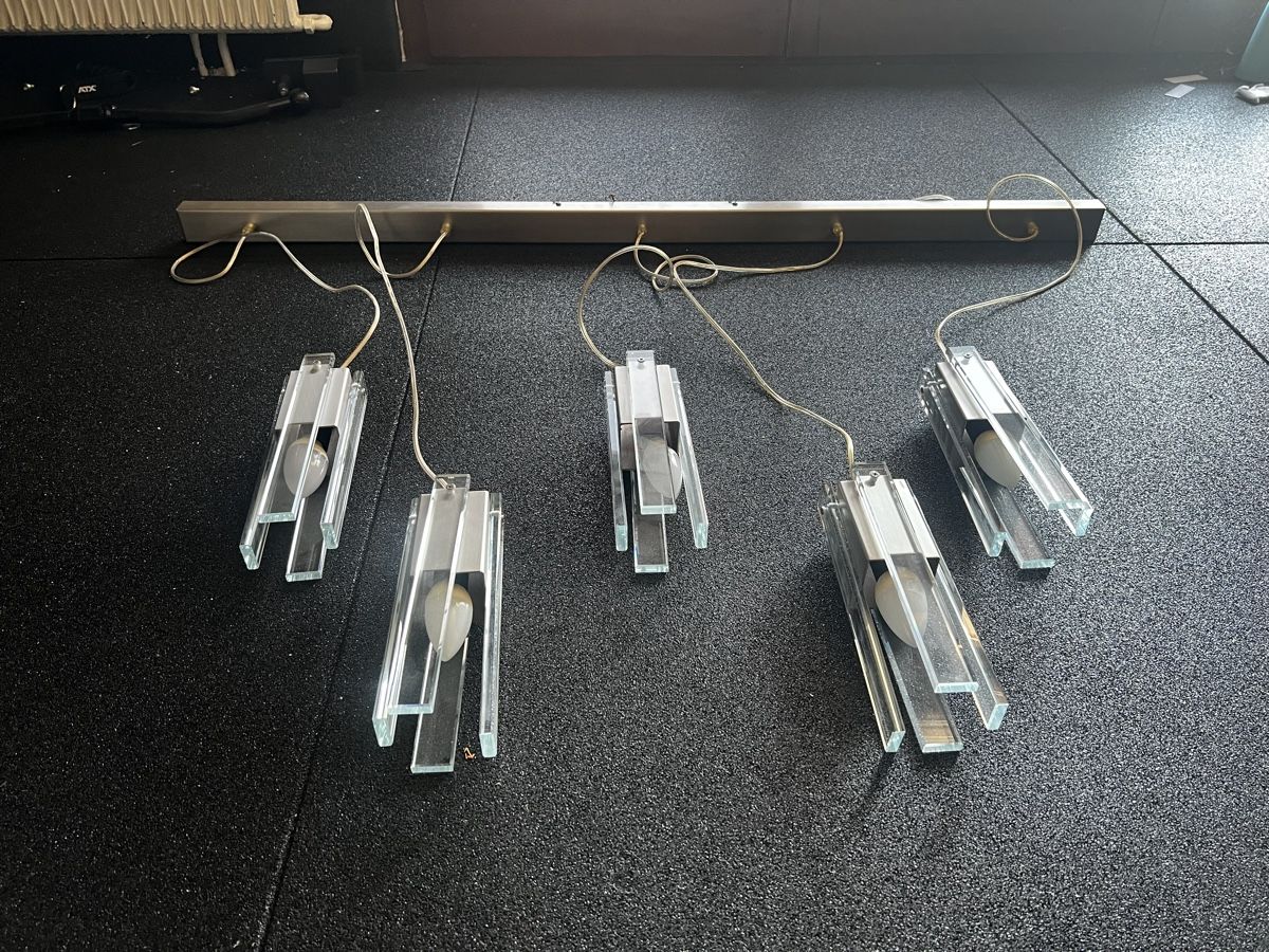 Lampadari & plafoniere: Moderne Designer-Hängelampe mit Glasakzenten – Usato da Lostorf venduto da koe_8bx5