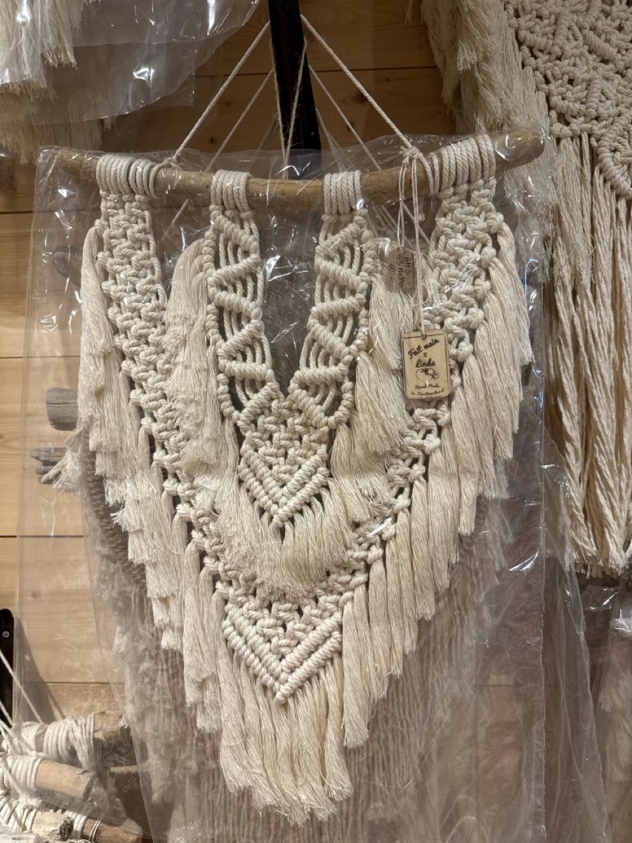 Toutes les décorations: Macrame Wall Hanging Driftwood Boho Chic – Neuf (Voir description) à Neirivue par naz_z28w 4