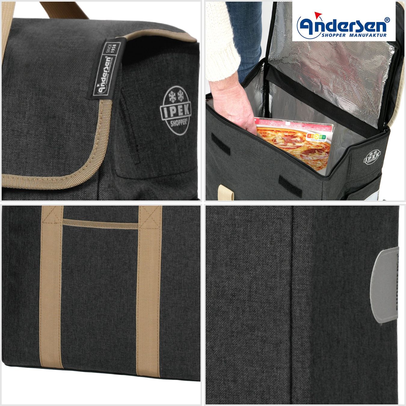 Altro per la casa: ANDERSEN Shopper SCALA IPEK MI mit Thermo-Tasche schwarz – Nuovo e nell'imballaggio originale da Kägiswil venduto da nick666 2