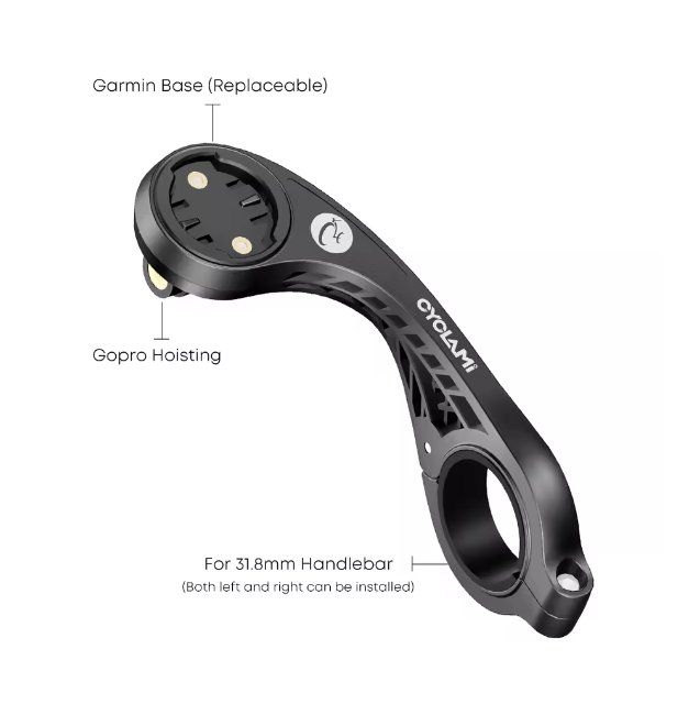 Supporti per biciclette: Fahrrad Halterung Kompatibel mit Garmin Edge – Nuovo e nell'imballaggio originale da Geneve venduto da Titi2008 7