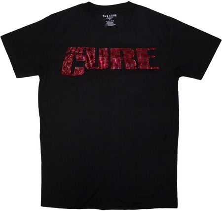 The Cure T-Shirt Logo Glitzersteine (Embellished) Grösse L