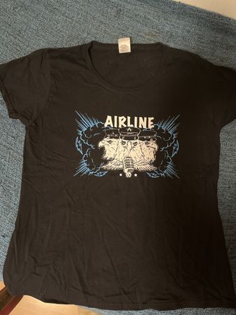 T-Shirt der schweizer Rock-Band AIRLINE Lady Fit (Gr. XL)