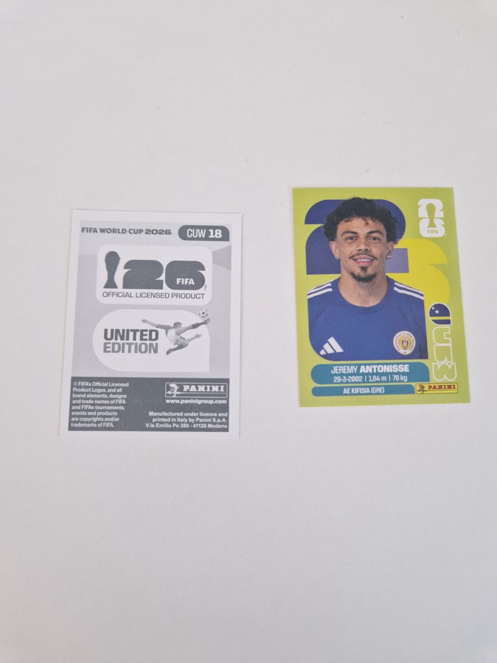 Panini Cartes à collectionner: Panini Sticker CUW18 – Neuf (Voir description) à Stüsslingen par white_angel86
