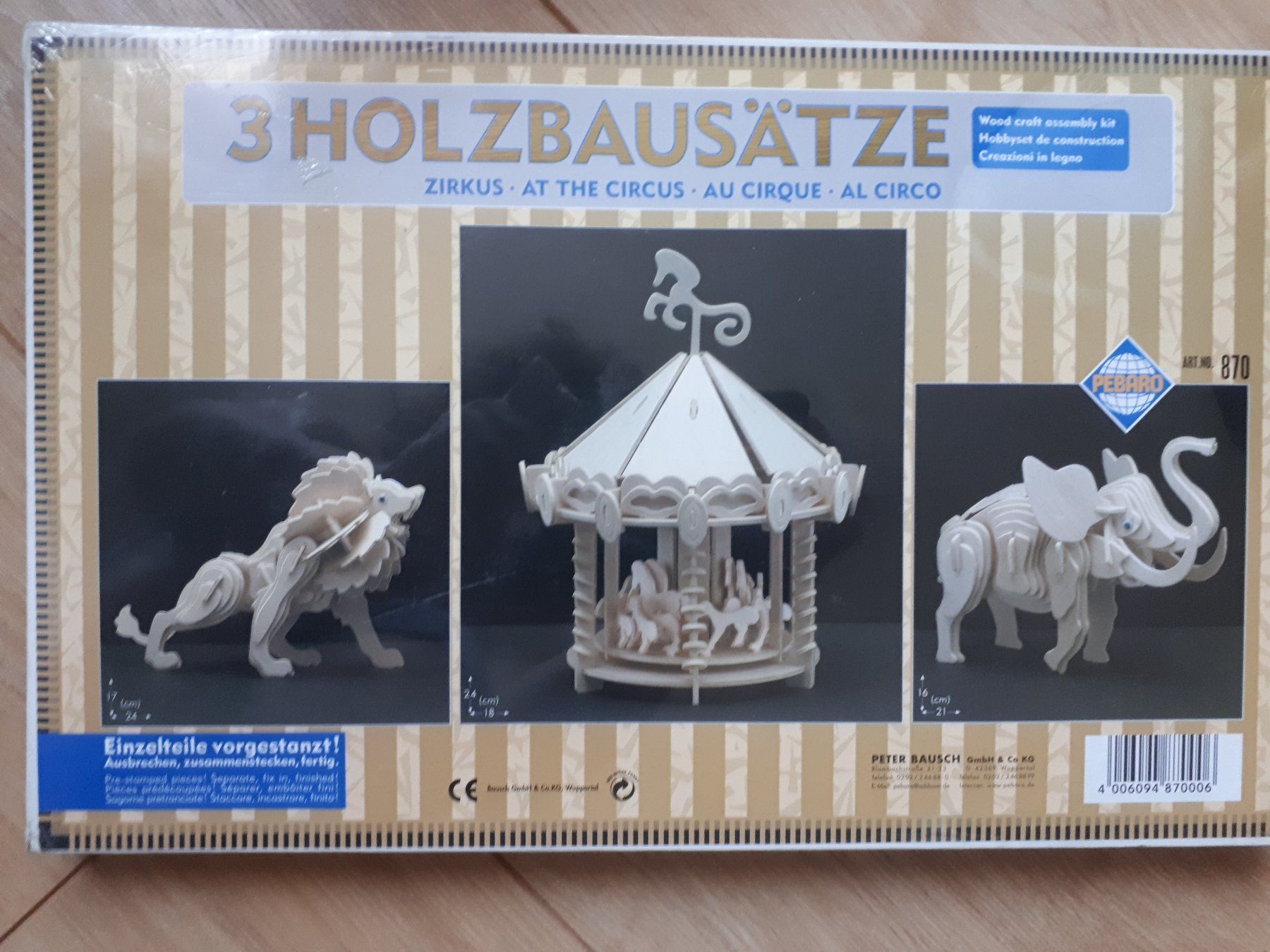 Kit bricolage: Hobbyset de construction en bois prédécoupés  NEUF – Nuovo e nell'imballaggio originale da Ferlens VD venduto da sunshine321