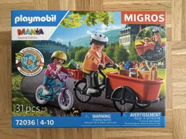 Playmobil Migros Mania Lastenvelo, neu und OVP