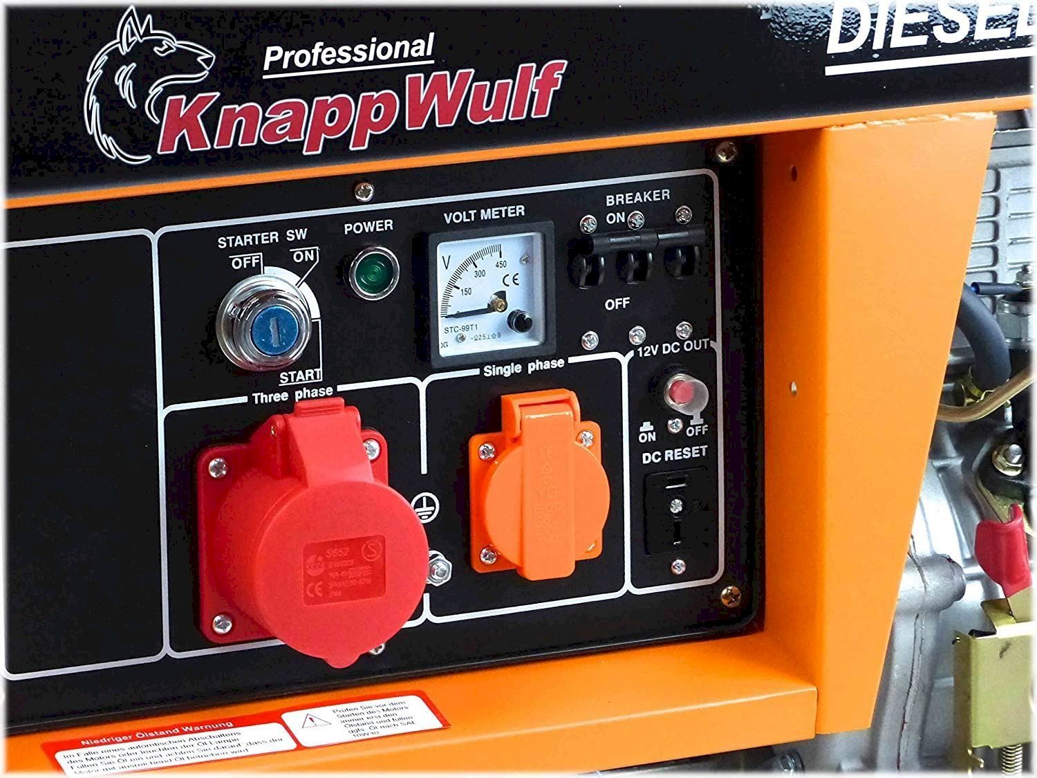 Generatori di corrente: KnappWulf Diesel Stromerzeuger KW5500-3 – Nuovo e nell'imballaggio originale da Bottighofen venduto da zaap 2