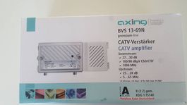 Für Kabel TV: Signalverstärker Axing BVS 13-69N; fabrikneu