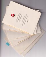 1963 Lot 9 Faltblatt 51 bis 59, SBK  Fr.  118.-