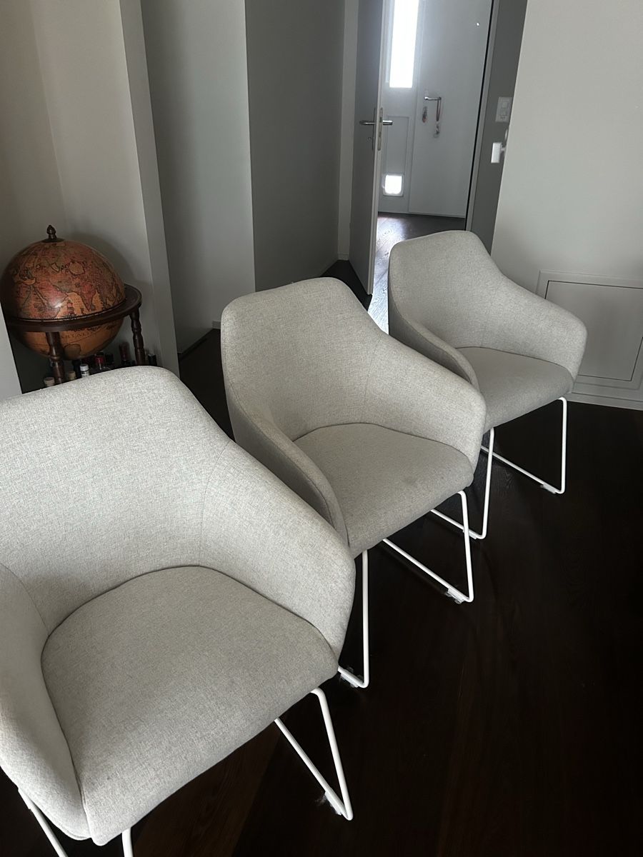Ikea Chaises: Esszimmerstühle 6er-Set hellgrau – D'occasion à Urdorf par ga2ma 2