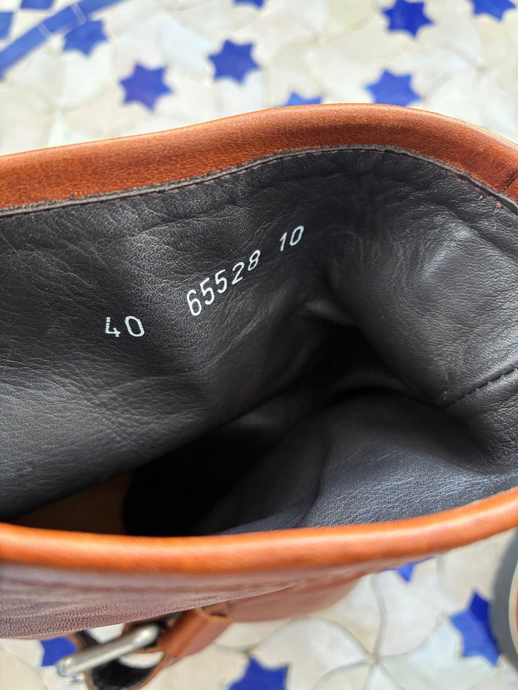 Navyboot Scarpe da uomo: Navyboot-Stiefel aus Leder, braun – Nuovo (secondo la descrizione) da Zürich venduto da thetschi 4