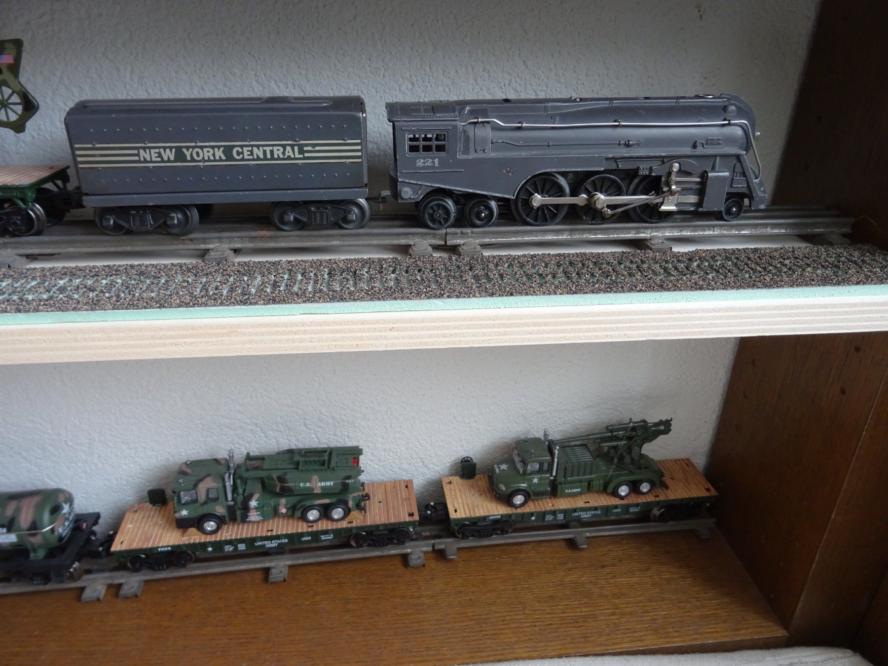 Modellini di ferrovie: US Dampflok mit 4 Wagen Spur 0 – Usato da Hirschthal venduto da Legov 7