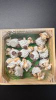 12 Mini-Schafe, Glücksbringer, Figuren, Deko