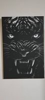 Tigerbild schwarz/weiss  40 × 60 cm