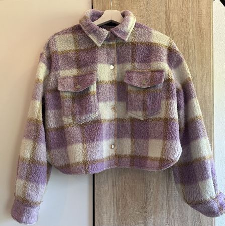 Wunderschöne Übergangsjacke Lila Weiss Braun, Top! 💖