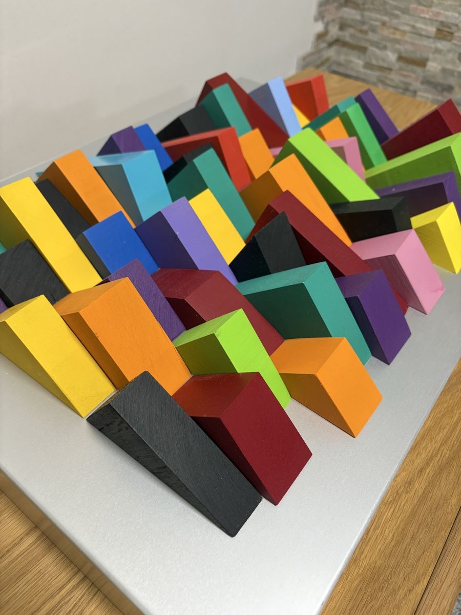 Carte collezionabili: Modern Wood Block Wall Art - Unique! – Nuovo (secondo la descrizione) da Magden venduto da bazzabob