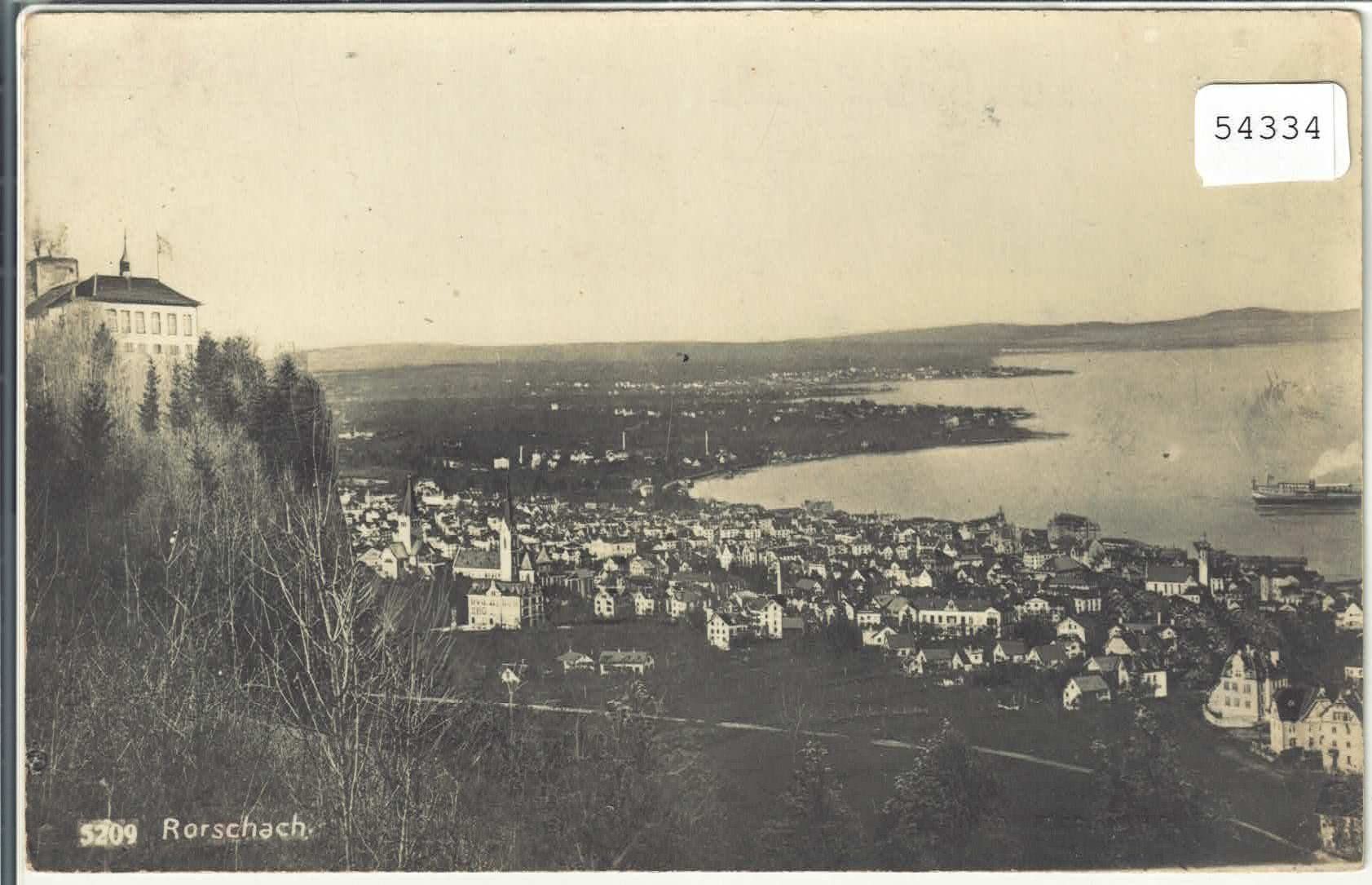 Cartoline postali: Rorschach - Generalansicht – Usato da Ettingen venduto da Kartenplanet