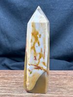 Farbenfroher Mookait Jaspis Obelisk Turm Spitze