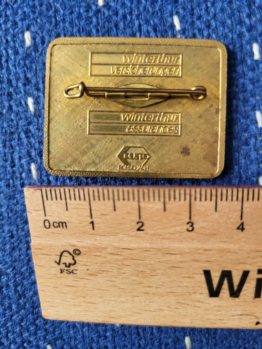 Medaglie: Swiss Ski Handicap Anstecker Brosche Medaille – Usato da Langnau i. E. venduto da Foodmaster 3