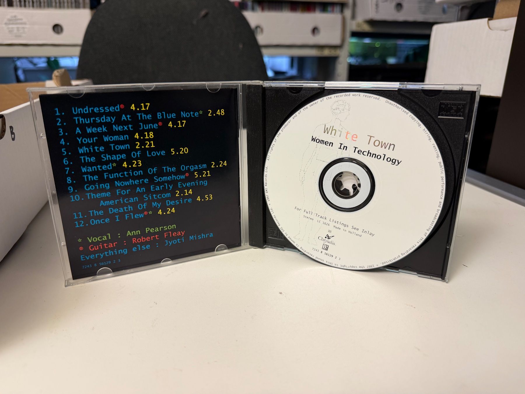 CD: White Town - Women In Technology - HD23A – Usato da Küsnacht ZH venduto da swisssales.net 2