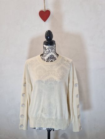 100% Kaschmir Steffen Schraut Pulli beige Gr 34 top Zustand