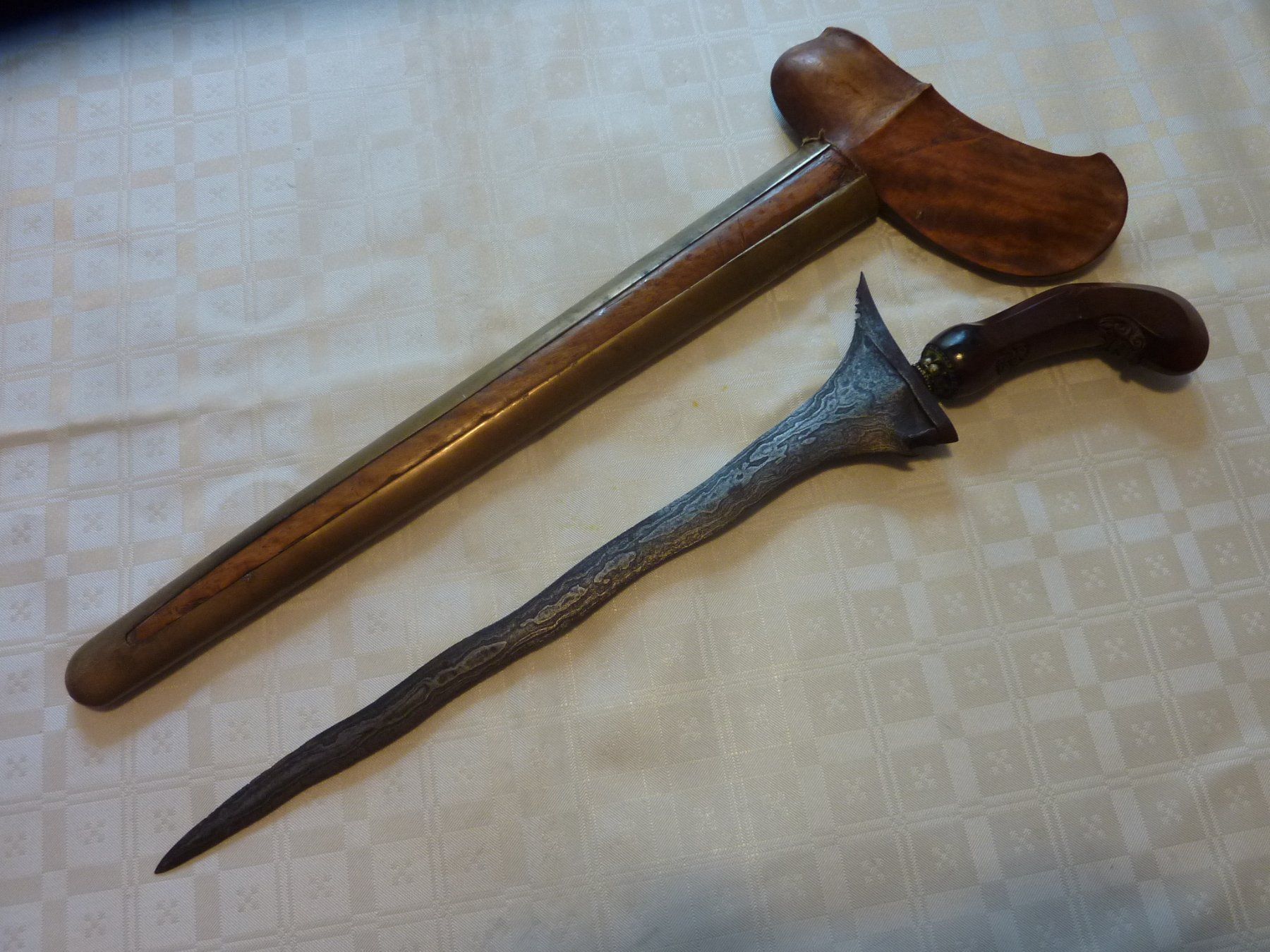 Posate: Dolch Messer KRIS (Keris) Waffe Indonesien Java/Bali 19.Jhd. – Usato da Dietikon venduto da damaszen 1