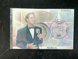 Spanien Block 86 Musik: Sänger Julio Iglesias **  (A186)