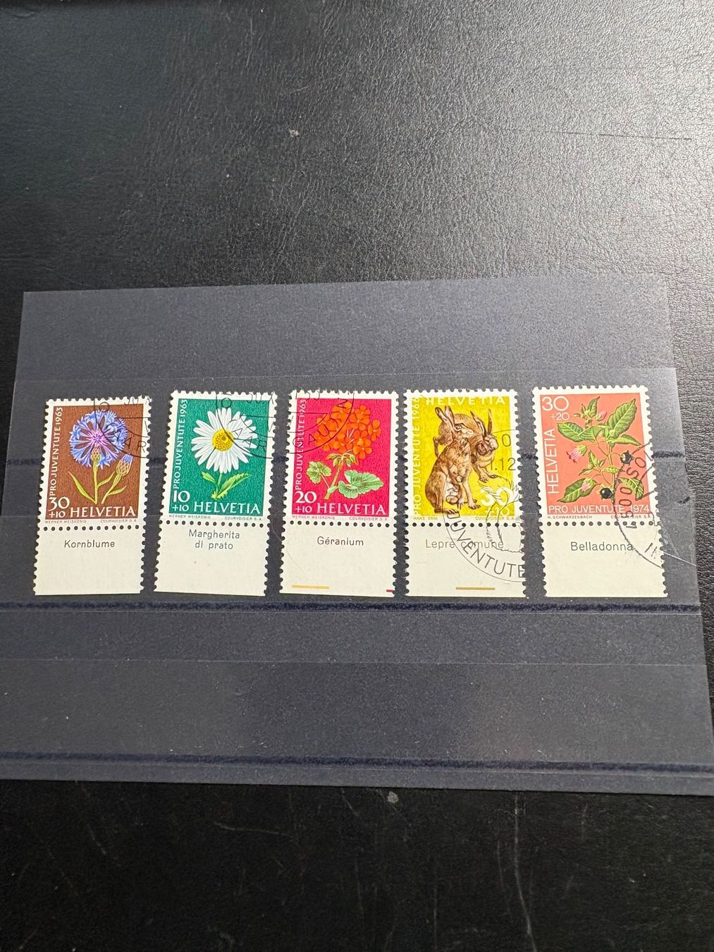 Alle Briefmarken: PJ mit Tab – Gebraucht aus Herzogenbuchsee von Hebu6
