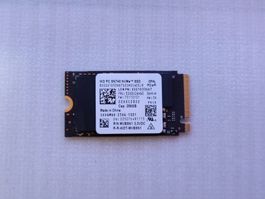 WD PC SN740 NVMe SSD 256GB M.2 2230 used condition