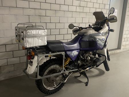 Kofferträger + 1 Koffer (ohne Topcase)für BMW R80 R100 GS PD