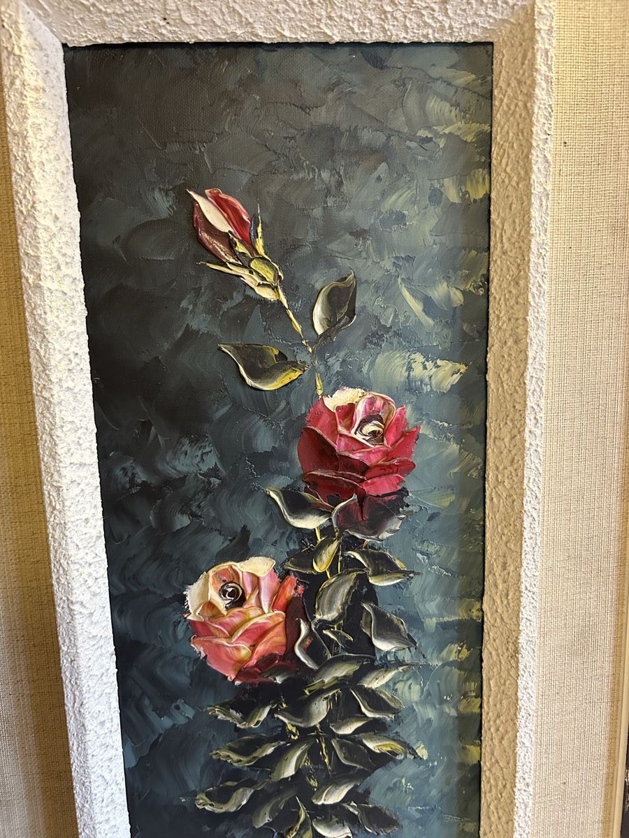 Tableaux: Zu verkaufen ein wunderschönes Rosen bild  – D'occasion à Gwatt (Thun) par ate_6ng8 2