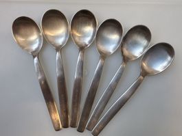 6er Set Vintage Suppenlöffel – Sternegg Schaffhausen (90er S