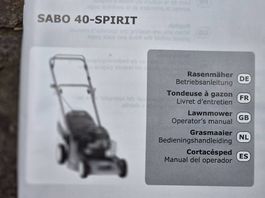 Rasenmäher Sabo 40-Spirit