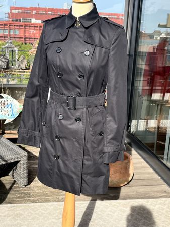 Burberry Trenchcoat, Damen, Gr. 34, Schwarz
