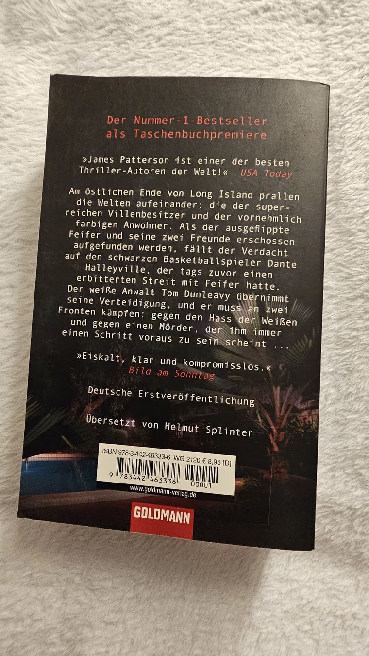 Libri: James Patterson Sündenpakt – Nuovo (secondo la descrizione) da Birmensdorf ZH venduto da Phoenyx15 1