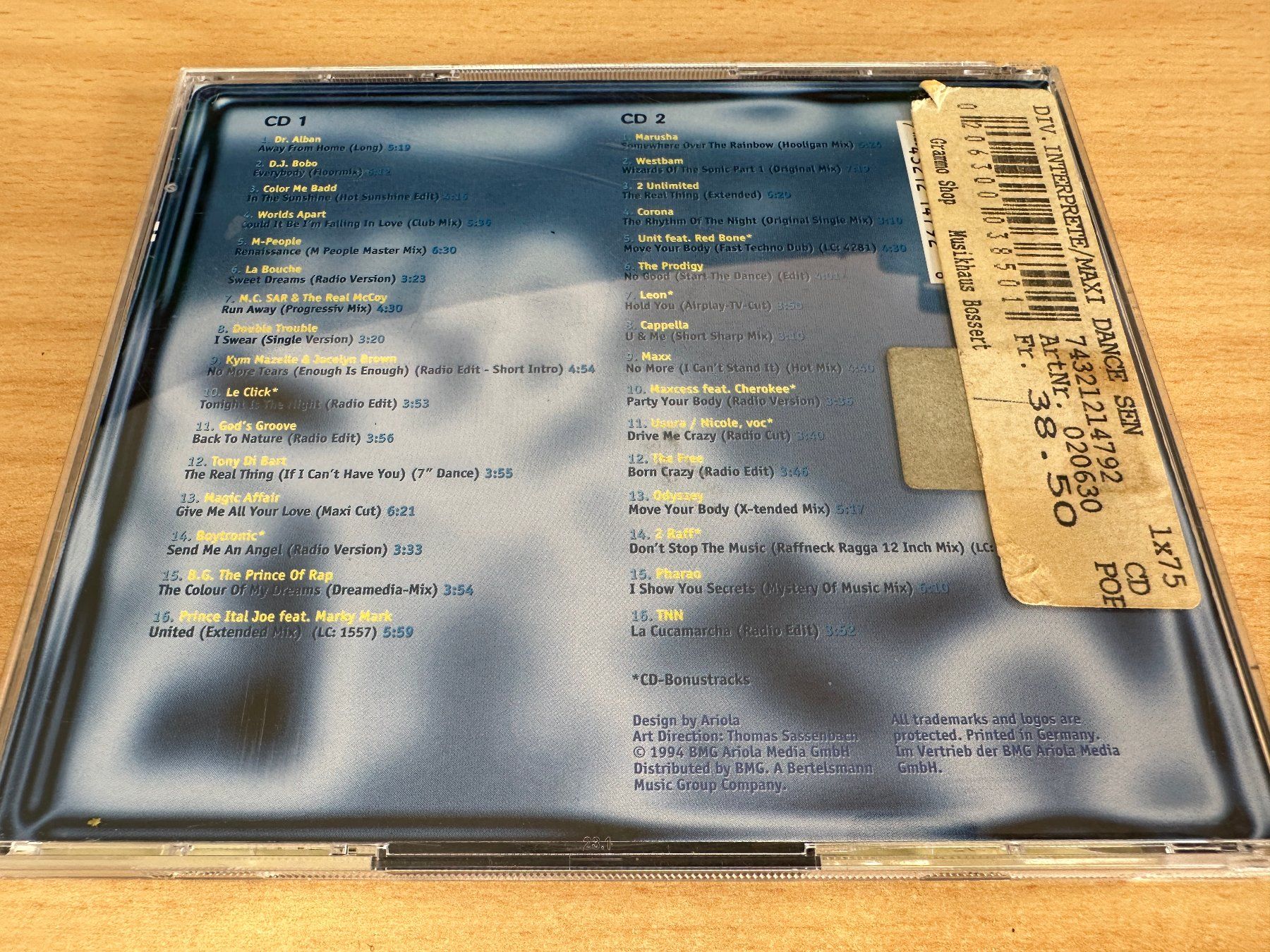 CD: Various – Maxi Dance Sensation 14 - 2 CD – Usato da Rikon im Tösstal venduto da Alpenmutz 1